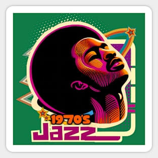1970's Retro jazz Sticker